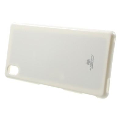 Sony Xperia M4 Aqua baltas Mercury kieto silikono (TPU) dėklas / Priedai.lt