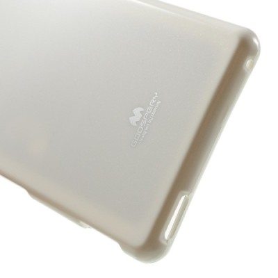 Sony Xperia M4 Aqua baltas Mercury kieto silikono (TPU) dėklas / Priedai.lt