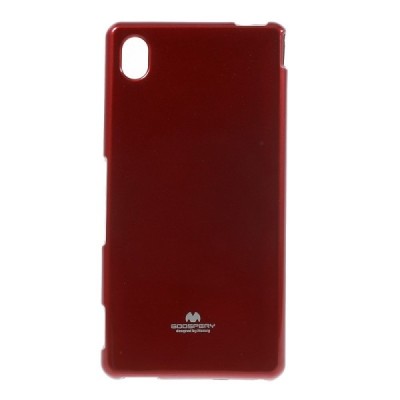 Sony Xperia M4 Aqua raudonas Mercury kieto silikono (TPU) dėklas / Priedai.lt