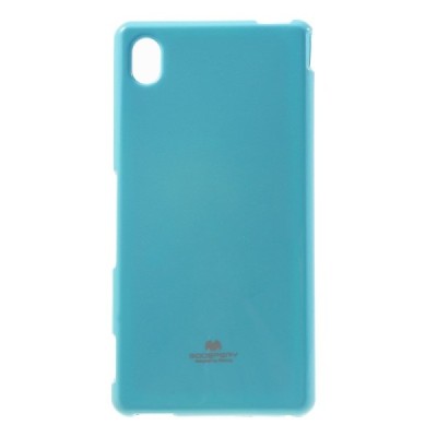 Sony Xperia M4 Aqua šviesiai mėlynas Mercury kieto silikono (TPU) dėklas / Priedai.lt