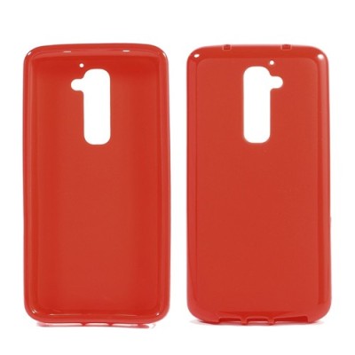 „Jelly Case“ raudonas LG G2 dėklas (dėkliukas) / Priedai.lt
