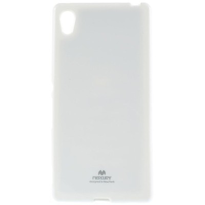 Sony Xperia Z3+ Plius baltas Mercury kieto silikono (TPU) dėklas / Priedai.lt