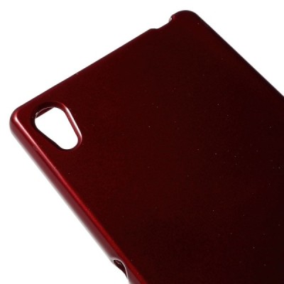 Sony Xperia Z3+ Plius raudonas Mercury kieto silikono (TPU) dėklas / Priedai.lt