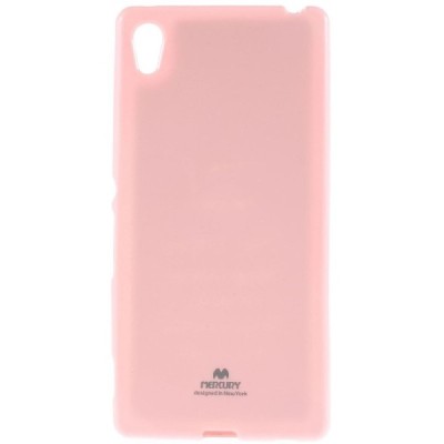 Sony Xperia Z3+ Plius šviesiai rožinis Mercury kieto silikono (TPU) dėklas / Priedai.lt