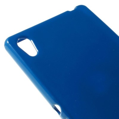 Sony Xperia Z3+ Plius tamsiai mėlynas Mercury kieto silikono (TPU) dėklas / Priedai.lt