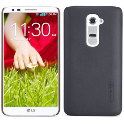 „Nillkin“ Super Frosted juodas LG G2 dėklas (dėkliukas) / Priedai.lt