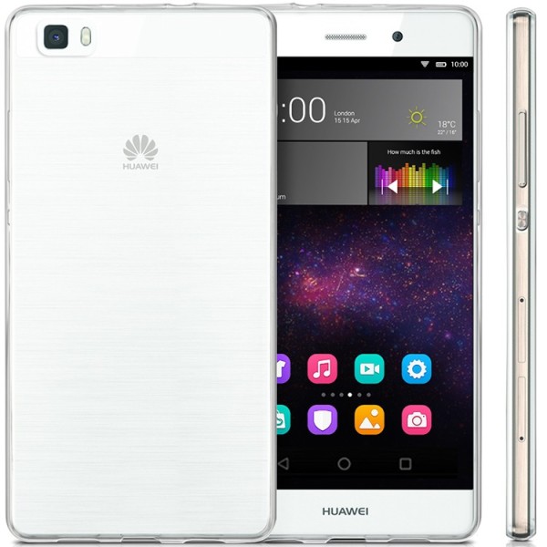 Ploniausias TPU dėklas - skaidrus (P8 Lite)