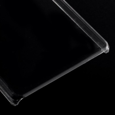 Huawei P8 Lite plastikinis skaidrus (permatomas) dėklas - nugarėlė / Priedai.lt
