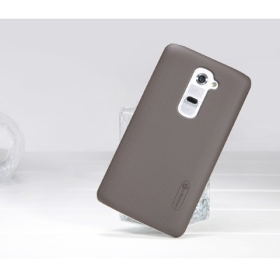 „Nillkin“ Super Frosted rudas LG G2 dėklas (dėkliukas) / Priedai.lt