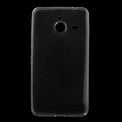Microsoft Lumia 640 XL skaidrus (permatomas) kieto silikono TPU ploniausias pasaulyje bespalvis dėklas / Priedai.lt