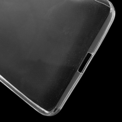 Microsoft Lumia 640 XL skaidrus (permatomas) kieto silikono TPU ploniausias pasaulyje bespalvis dėklas / Priedai.lt