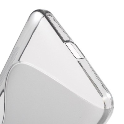 Microsoft Lumia 640 XL skaidrus (permatomas) kieto silikono TPU pilkas dėklas - nugarėlė / Priedai.lt