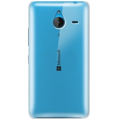 Microsoft Lumia 640 XL plastikinis skaidrus (permatomas) dėklas - nugarėlė / Priedai.lt