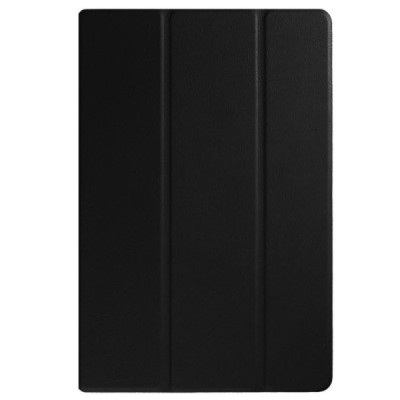 Sony Xperia Tablet Z4 atverčiamas juodas odinis dėklas - knygutė / Priedai.lt