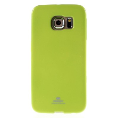 Samsung Galaxy S6 Edge (G925) Mercury žalias kieto silikono tpu dėklas - nugarėlė / Priedai.lt