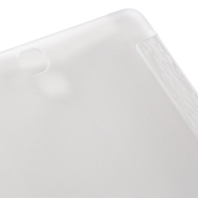 Samsung Galaxy Tab A 9.7 (T555, T550) plonas atverčiamas baltas dėklas / Priedai.lt