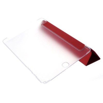 Samsung Galaxy Tab A 9.7 (T555, T550) plonas atverčiamas raudonas dėklas / Priedai.lt