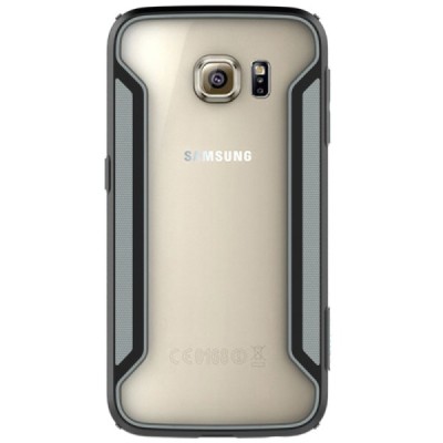 Samsung Galaxy S6 Edge Nillkin Slim rėmelis (kraštų apvadas, bamperis) - juodas / Priedai.lt