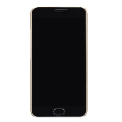 Meizu m2 note Nillkin Frosted Shield auksinis plastikinis dėklas + apsauginė ekrano plėvelė / Priedai.lt