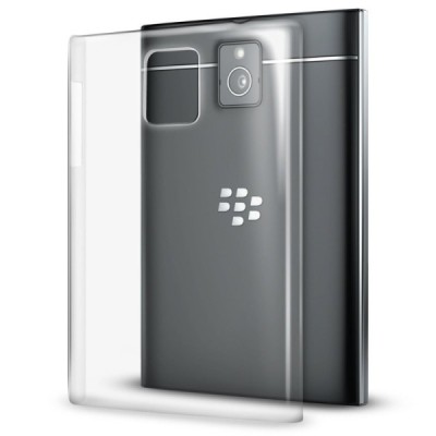BlackBerry Passport plastikinis skaidrus (permatomas) dėklas - nugarėlė / Priedai.lt