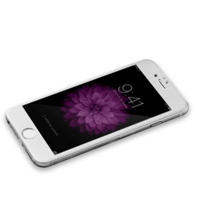 Apple iPhone 6 Plus „Devia“ 9H Tempered Glass sustiprintos apsaugos baltas apsauginis ekrano stiklas 0.33 mm / Priedai.lt
