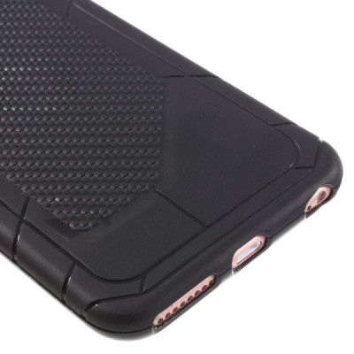 Apple iPhone 6 Plus „2in1“ solidus atverčiamas juodas odinis dėklas - knygutė / Priedai.lt