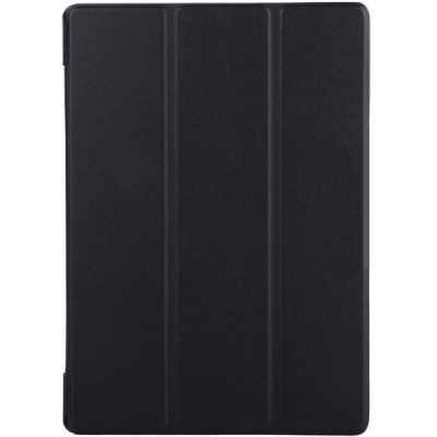 Lenovo Tab2 A10-70 10,1 atverčiamas juodas odinis dėklas (sulankstomas) / Priedai.lt