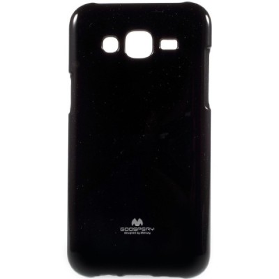 Samsung Galaxy J5 Mercury juodas kieto silikono tpu dėklas - nugarėlė / Priedai.lt