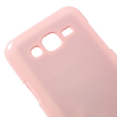 Samsung Galaxy J5 Mercury rožinis kieto silikono tpu dėklas - nugarėlė / Priedai.lt