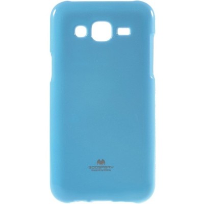 Samsung Galaxy J5 Mercury mėlynas kieto silikono tpu dėklas - nugarėlė / Priedai.lt
