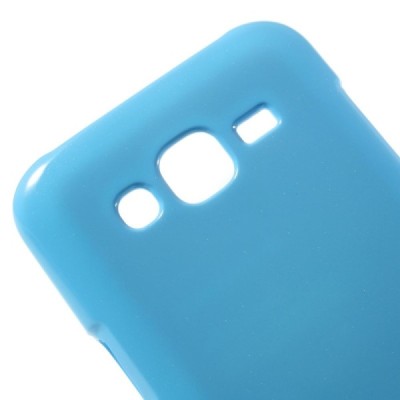 Samsung Galaxy J5 Mercury mėlynas kieto silikono tpu dėklas - nugarėlė / Priedai.lt
