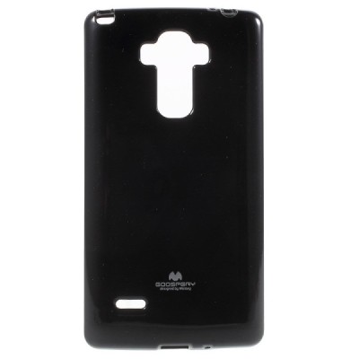 LG G4 Stylus (H635) Mercury juodas kieto silikono tpu dėklas - nugarėlė / Priedai.lt