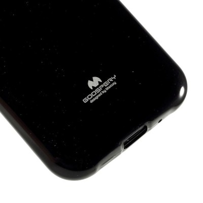 Samsung Galaxy J1 Mercury juodas kieto silikono tpu dėklas - nugarėlė / Priedai.lt
