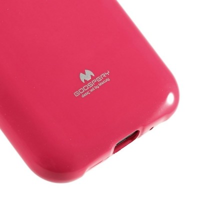 Samsung Galaxy J1 Mercury tamsiai rožinis kieto silikono tpu dėklas - nugarėlė / Priedai.lt