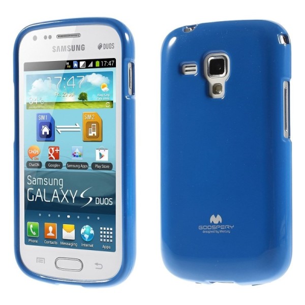 „Mercury“ dėklas - mėlynas (Galaxy S Duos / S Duos 2 / Trend / Trend Plus)