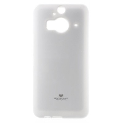 HTC One M9+ Plus baltas Mercury kieto silikono (TPU) dėklas / Priedai.lt