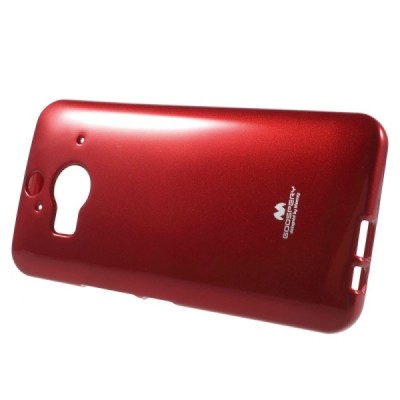 HTC One M9+ Plus raudonas Mercury kieto silikono (TPU) dėklas / Priedai.lt