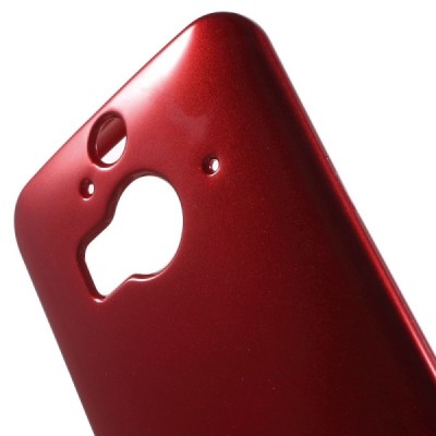 HTC One M9+ Plus raudonas Mercury kieto silikono (TPU) dėklas / Priedai.lt