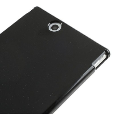 Sony Xperia Z Ultra juodas Mercury kieto silikono (TPU) dėklas / Priedai.lt