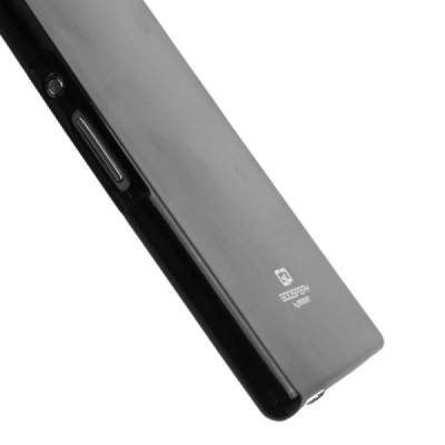 Sony Xperia Z Ultra juodas Mercury kieto silikono (TPU) dėklas / Priedai.lt