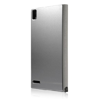 Prabangus „Baseus Business“ sidabrinis Huawei Ascend P6 dėklas (dėkliukas) / Priedai.lt