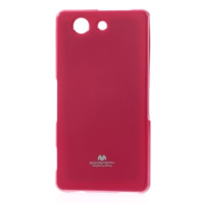 Sony Xperia Z3 Compact tamsiai rožinis Mercury kieto silikono (TPU) dėklas / Priedai.lt