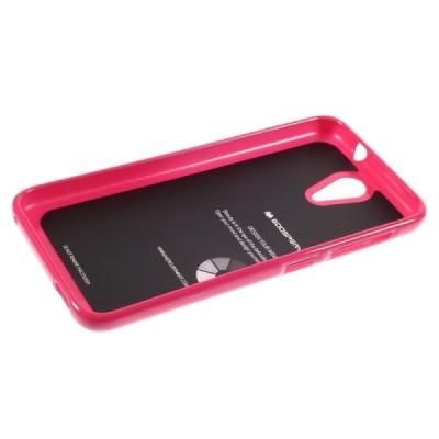 HTC Desire 620 tamsiai rožinis (koralinis) Mercury kieto silikono (TPU) dėklas / Priedai.lt