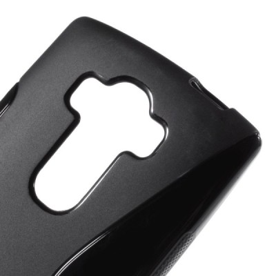 LG G4s kieto silikono TPU juodas dėklas - nugarėlė / Priedai.lt