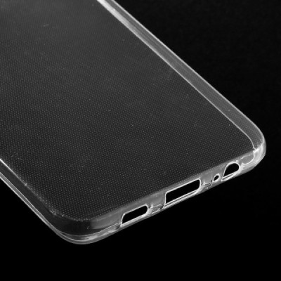 Samsung Galaxy S6 Edge+ Plus (G928) skaidrus (permatomas) kieto silikono TPU ploniausias pasaulyje bespalvis dėklas / Priedai.lt
