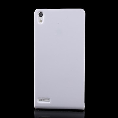 „Plasto Case“ baltas Huawei Ascend P6 dėklas (dėkliukas) / Priedai.lt