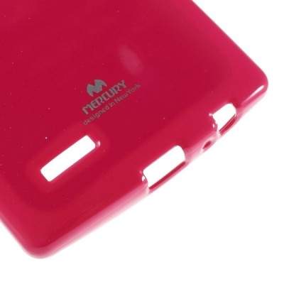 LG G4 (H815) tamsiai rožinis Mercury kieto silikono (TPU) dėklas / Priedai.lt