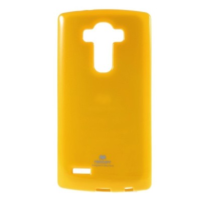 LG G4 (H815) geltonas Mercury kieto silikono (TPU) dėklas / Priedai.lt