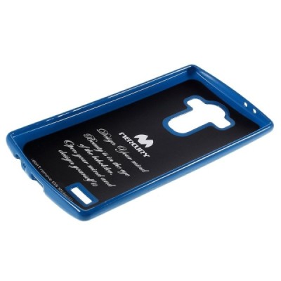 LG G4 (H815) tamsiai mėlynas Mercury kieto silikono (TPU) dėklas / Priedai.lt