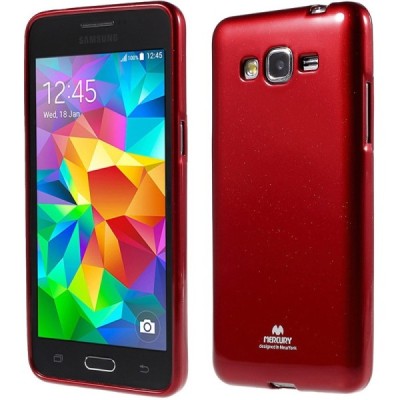 Samsung Galaxy Grand Prime (G530) raudonas Mercury kieto silikono (TPU) dėklas / Priedai.lt